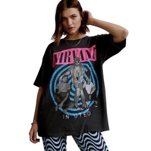 Daydreamer x Free People NWT Nirvana In Utero NWT Oversized Small 21” PTP